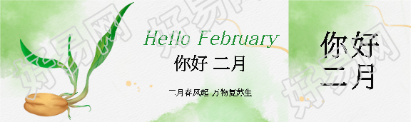 你好二月万物萌芽公众号封面图