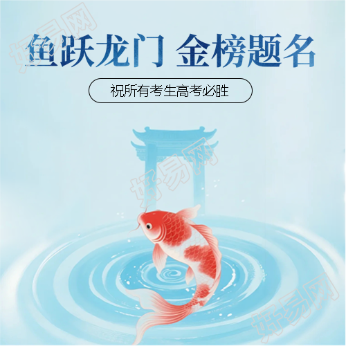 鱼跃龙门高考简约宣传微信公众号次图